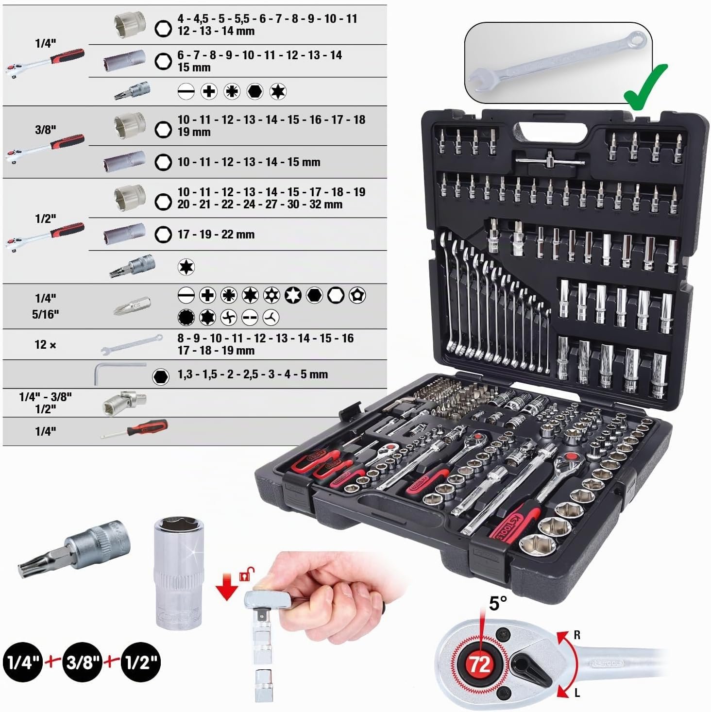 Set completo 216 pezzi