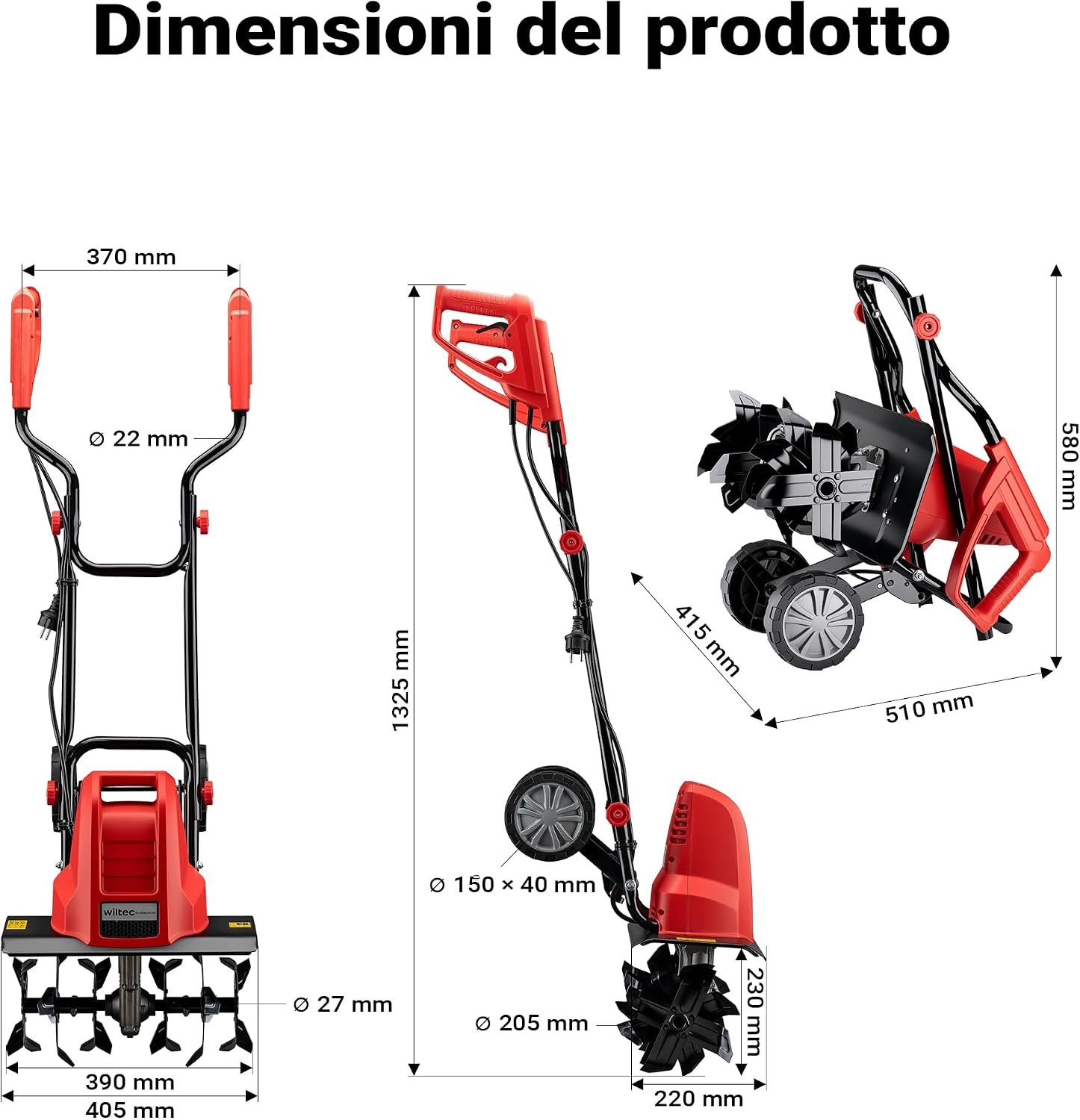 Motozappa elettrica caratteristiche