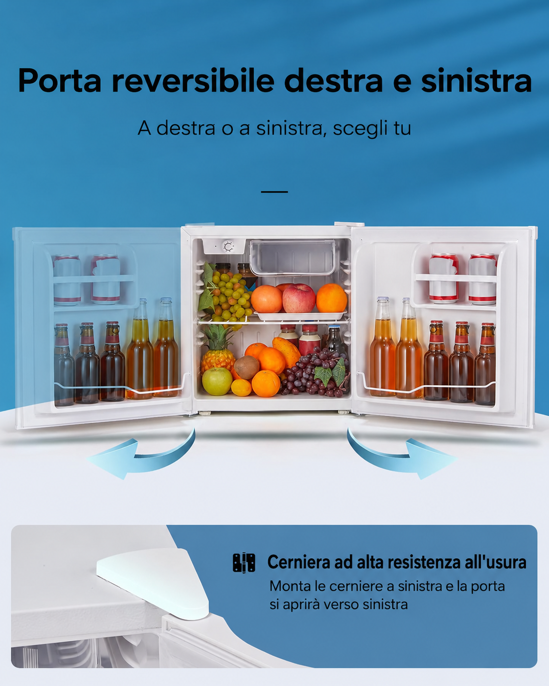 Porta reversibile